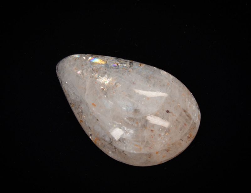 Фото Солнечный камень с пиритом и гематитом 